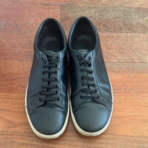 Classic Celine Black Leather Men's Sneakers